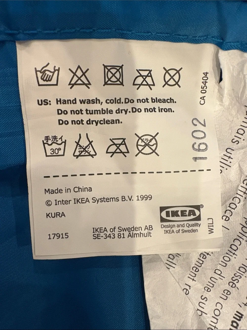 IKEA Kura Bed Tent Blue
